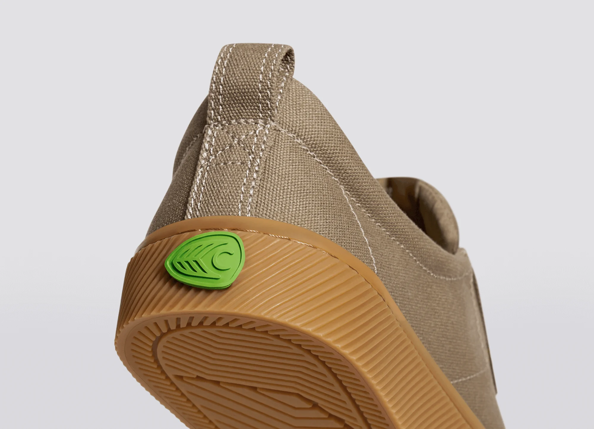 OCA Low Gum Burnt Sand Canvas Sneaker - Image 8