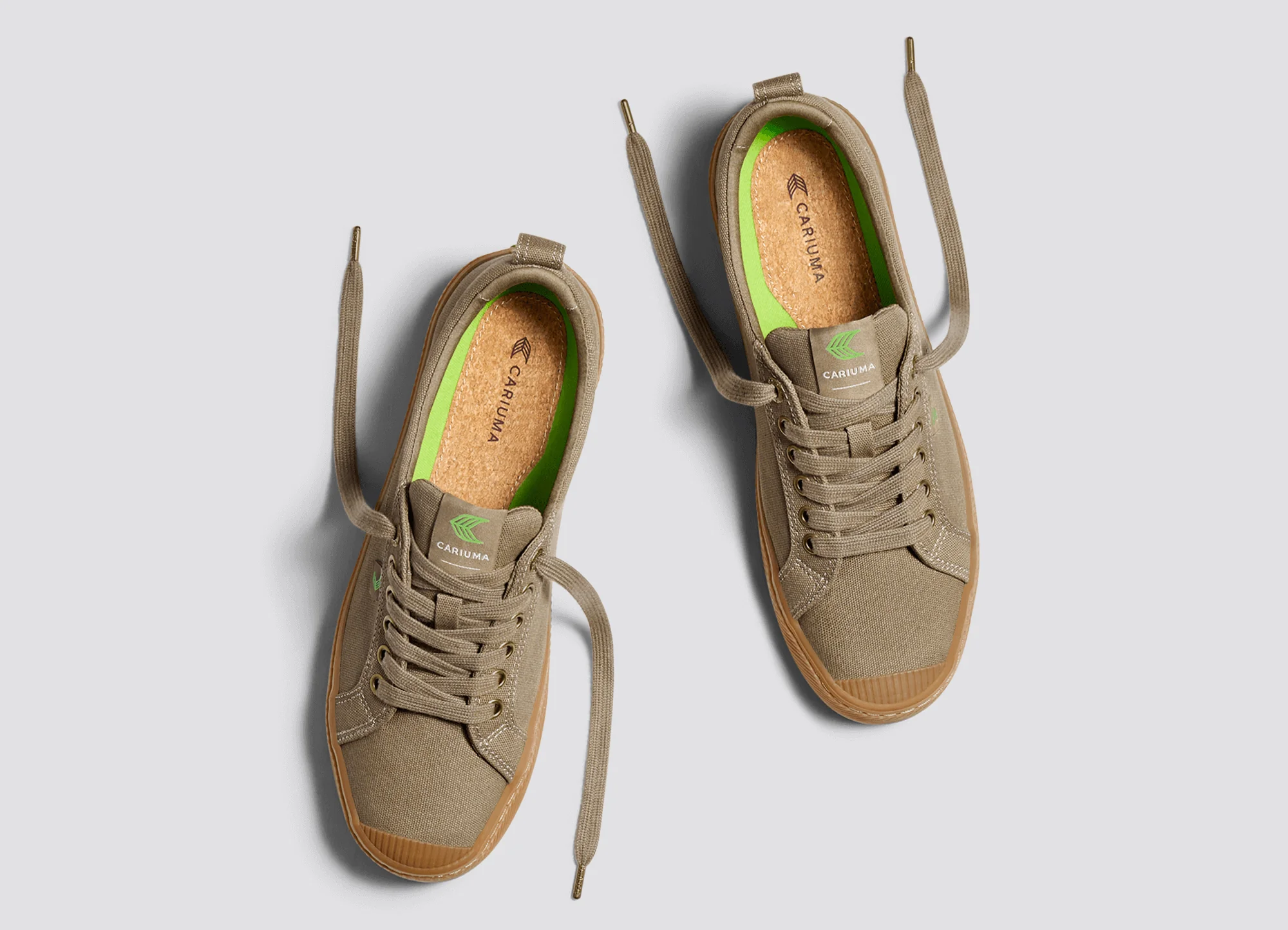 OCA Low Gum Burnt Sand Canvas Sneaker - Image 9
