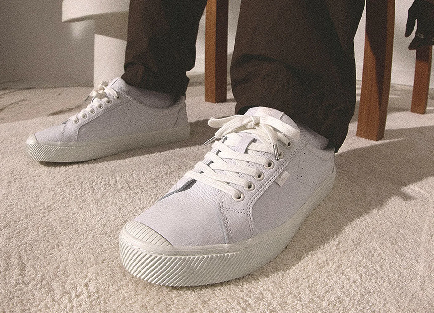 OCA Low Grey Premium Leather Sneaker - Image 6