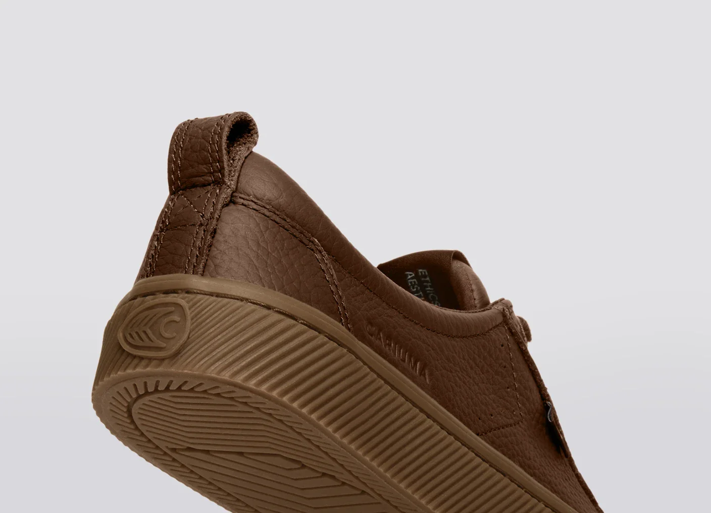 OCA Low Gum Downtown Brown Premium Leather Sneaker - Image 8