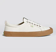 OCA Low Gum Off-White Canvas Sneaker - Image 11