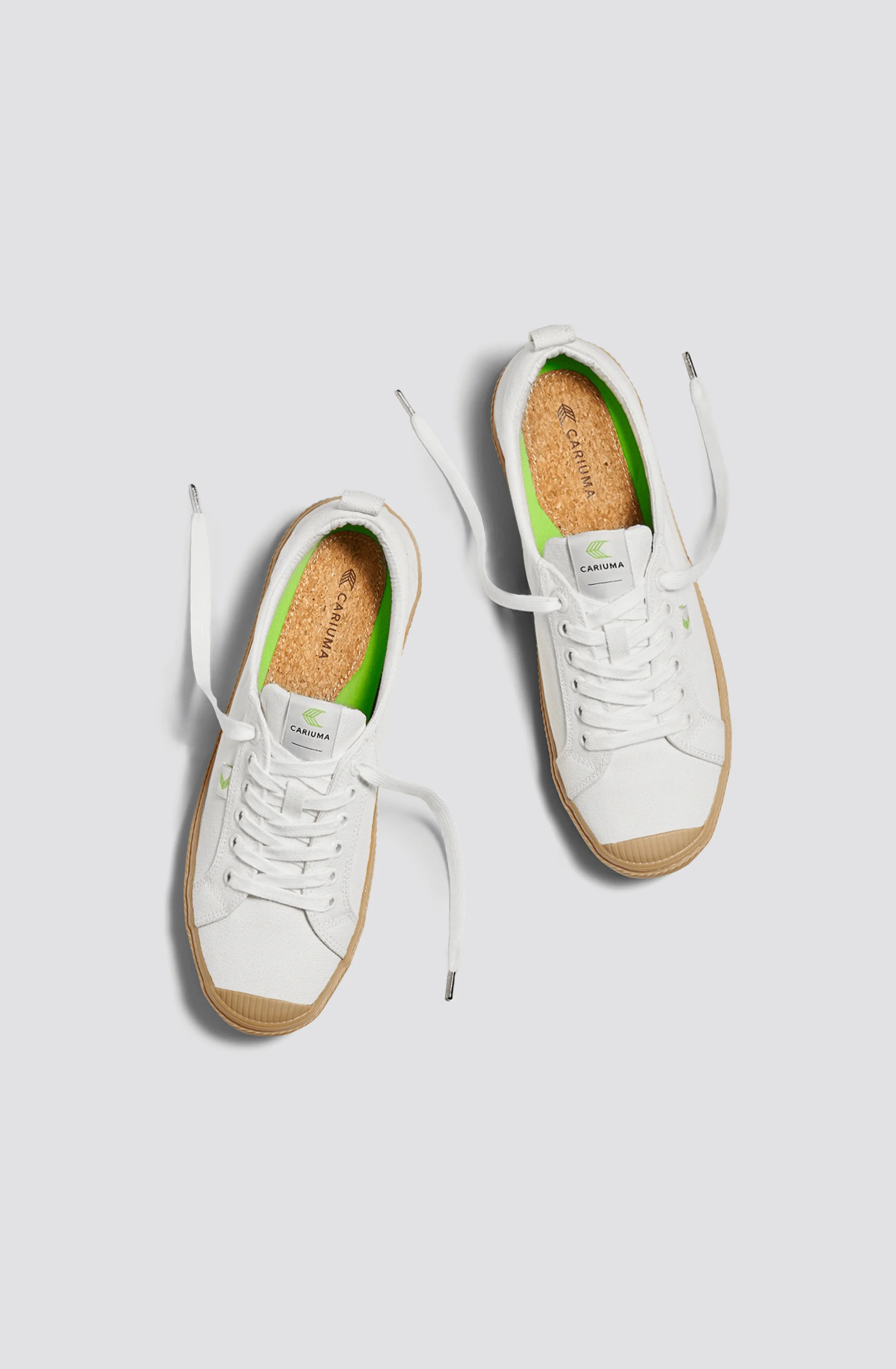OCA Low Gum Off-White Canvas Sneaker - Image 13