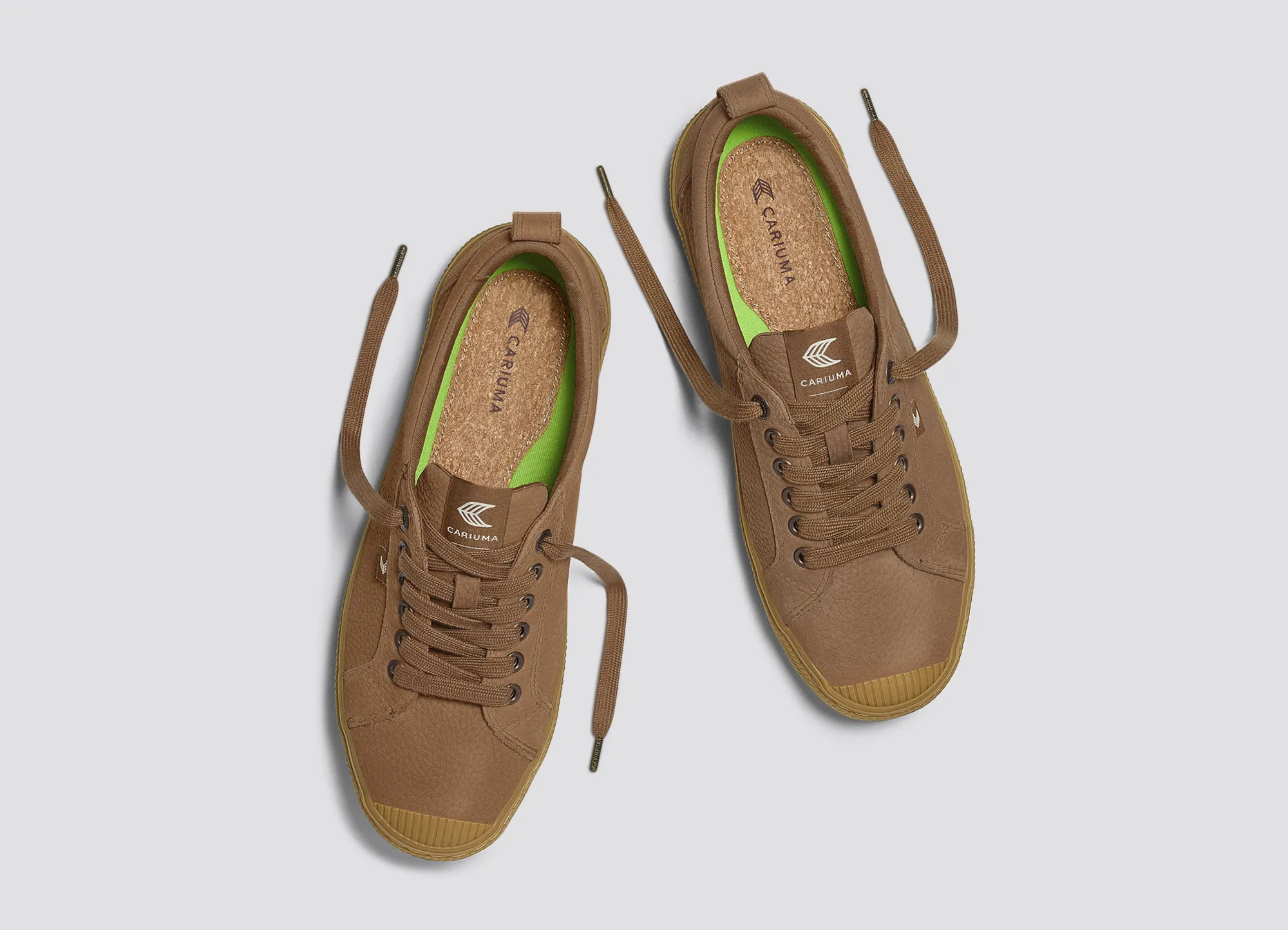 OCA Low Gum Sienna Brown Premium Leather Sneaker - Image 8