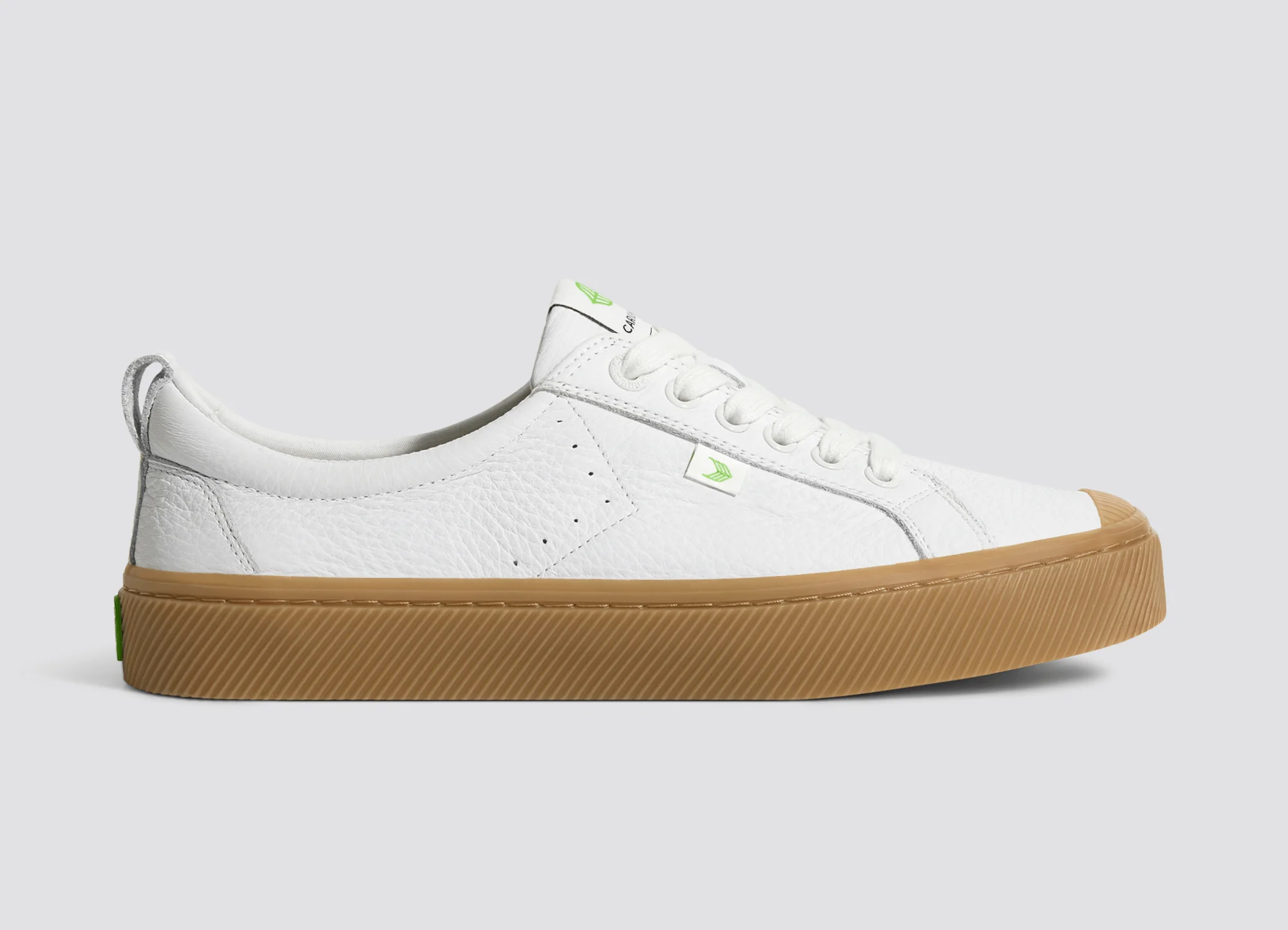 OCA Low Gum White Premium Leather Sneaker - Image 4