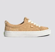 OCA Low Latte Hairy Suede Sneaker - Image 11