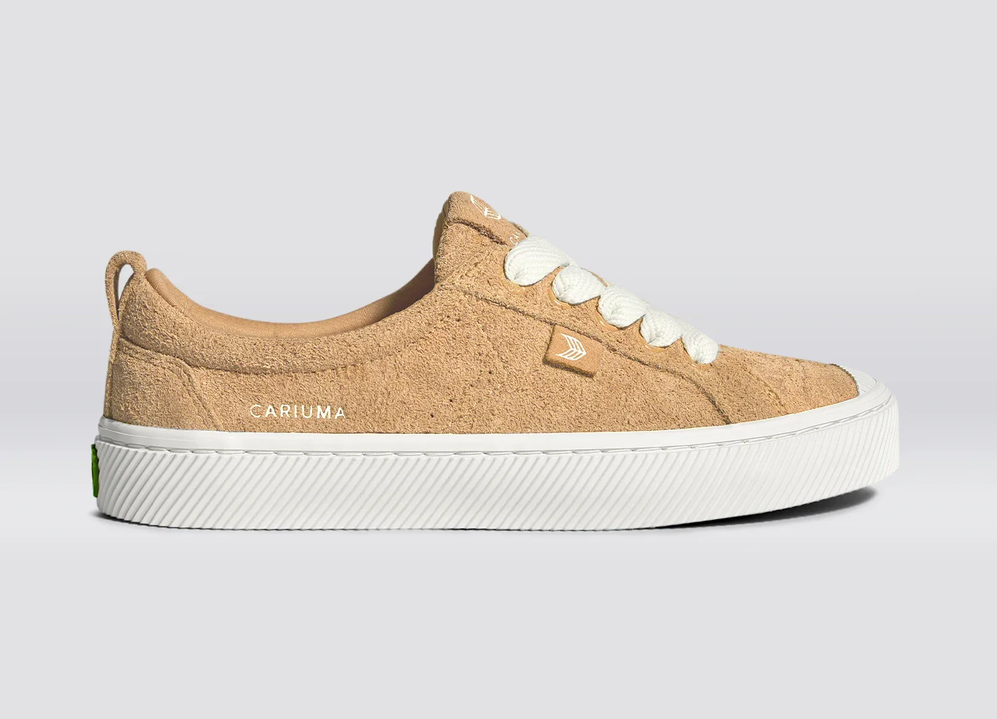 OCA Low Latte Hairy Suede Sneaker - Image 4