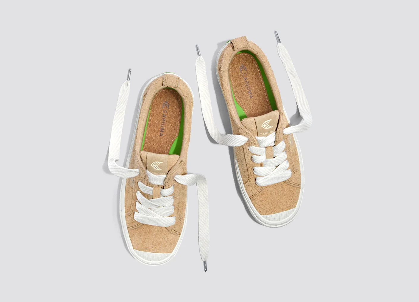OCA Low Latte Hairy Suede Sneaker - Image 9