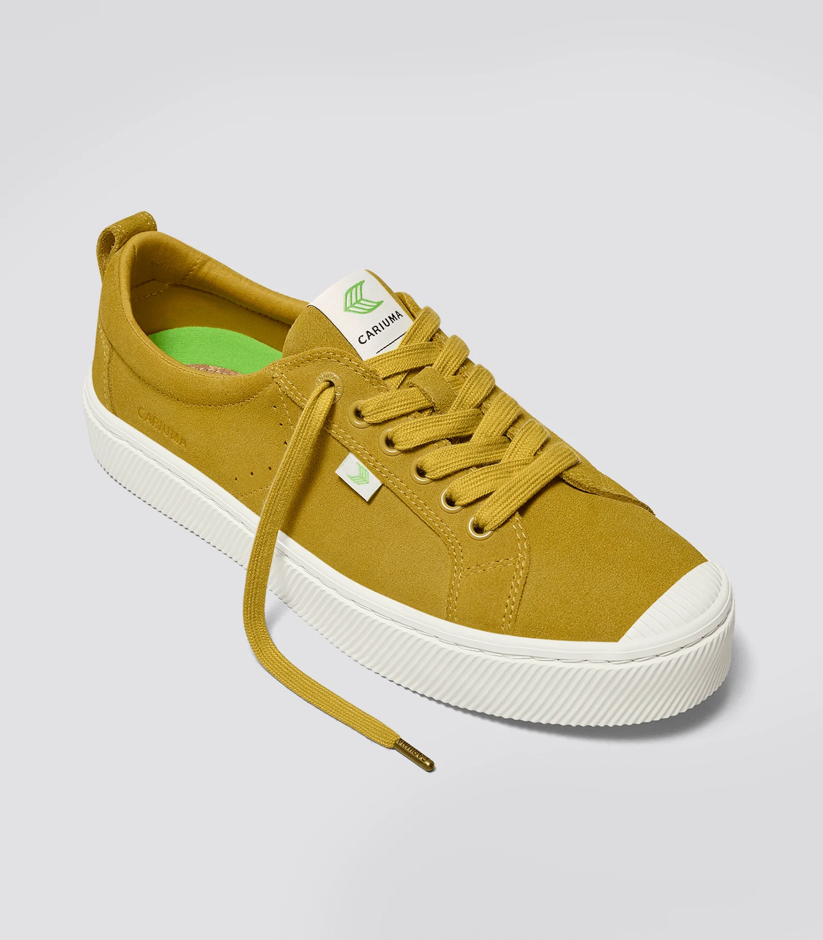 OCA Low Lemon Curry Suede Sneaker - Image 3