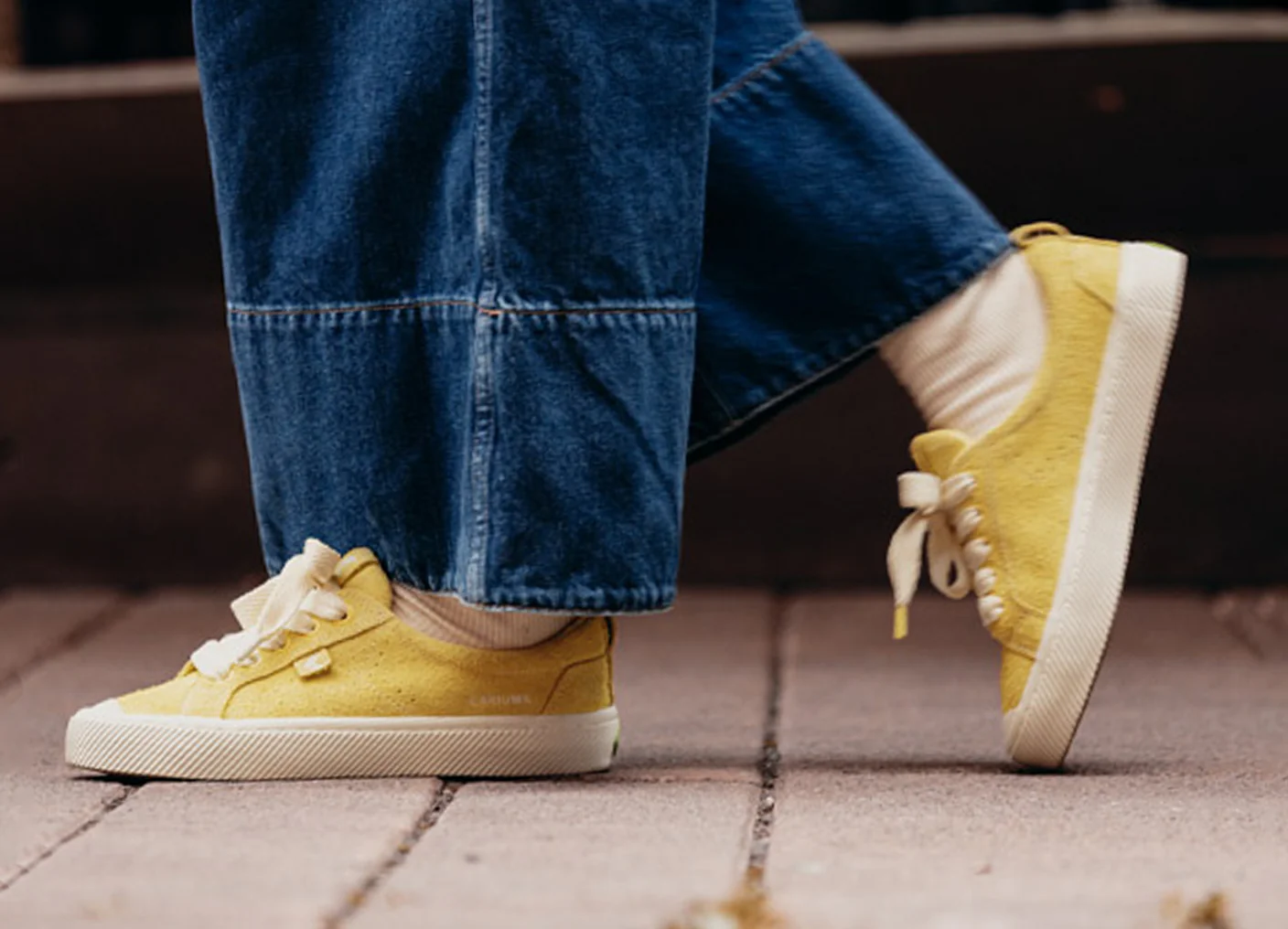 OCA Low Lemonade Hairy Suede Sneaker - Image 6