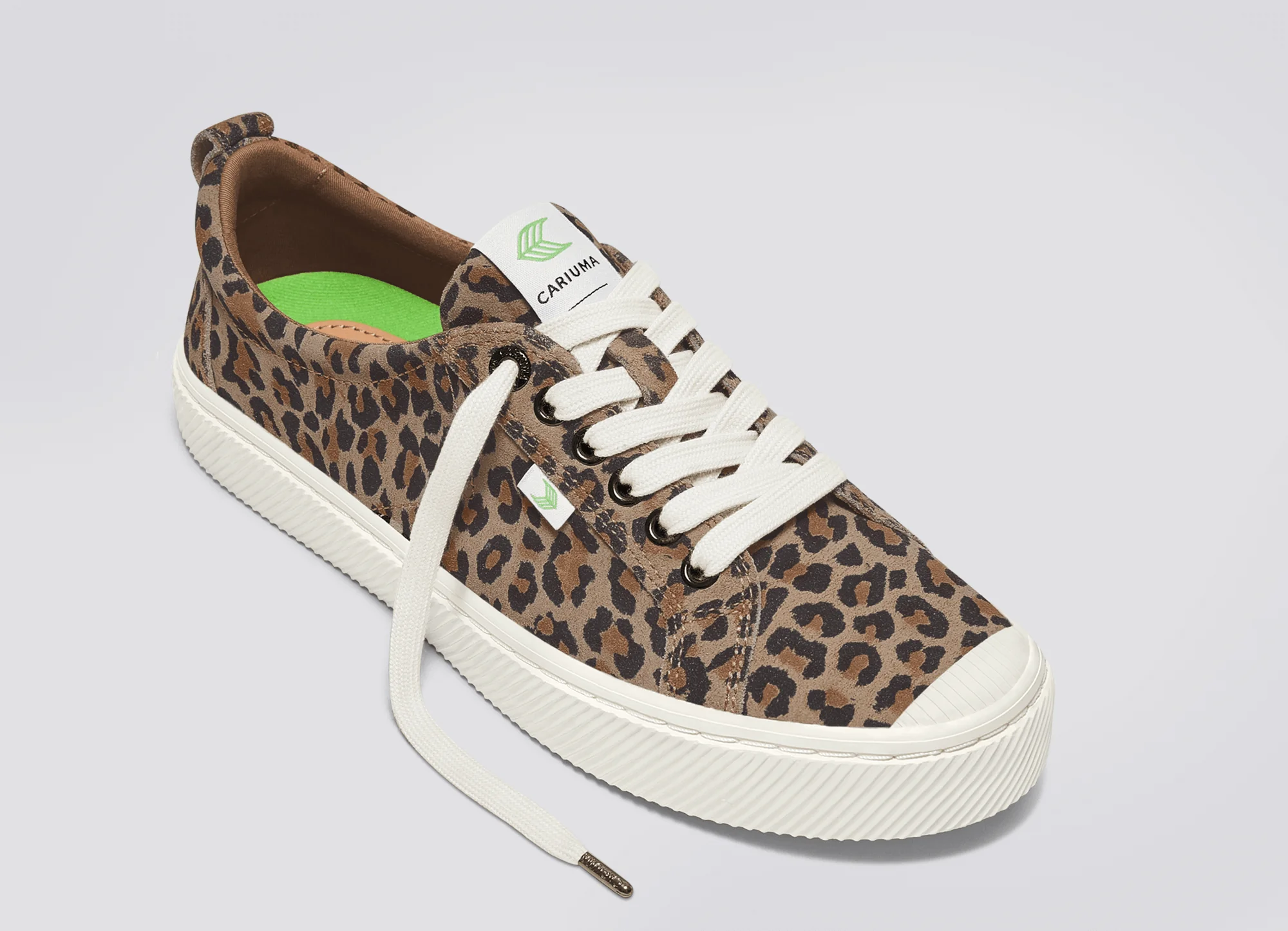 OCA Low Leopard Print 2 Suede Sneaker - Image 5