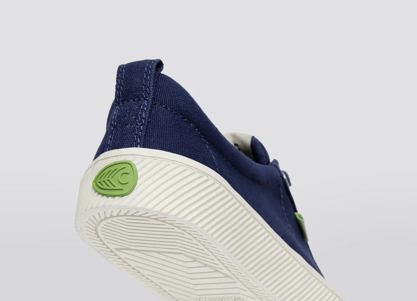 OCA Low Marine Blue Canvas Sneaker - Image 8