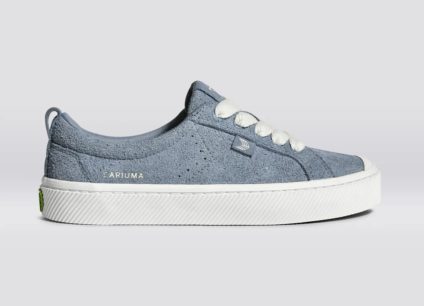 OCA Low Mountain Spring Blue Hairy Suede Sneaker - Image 4