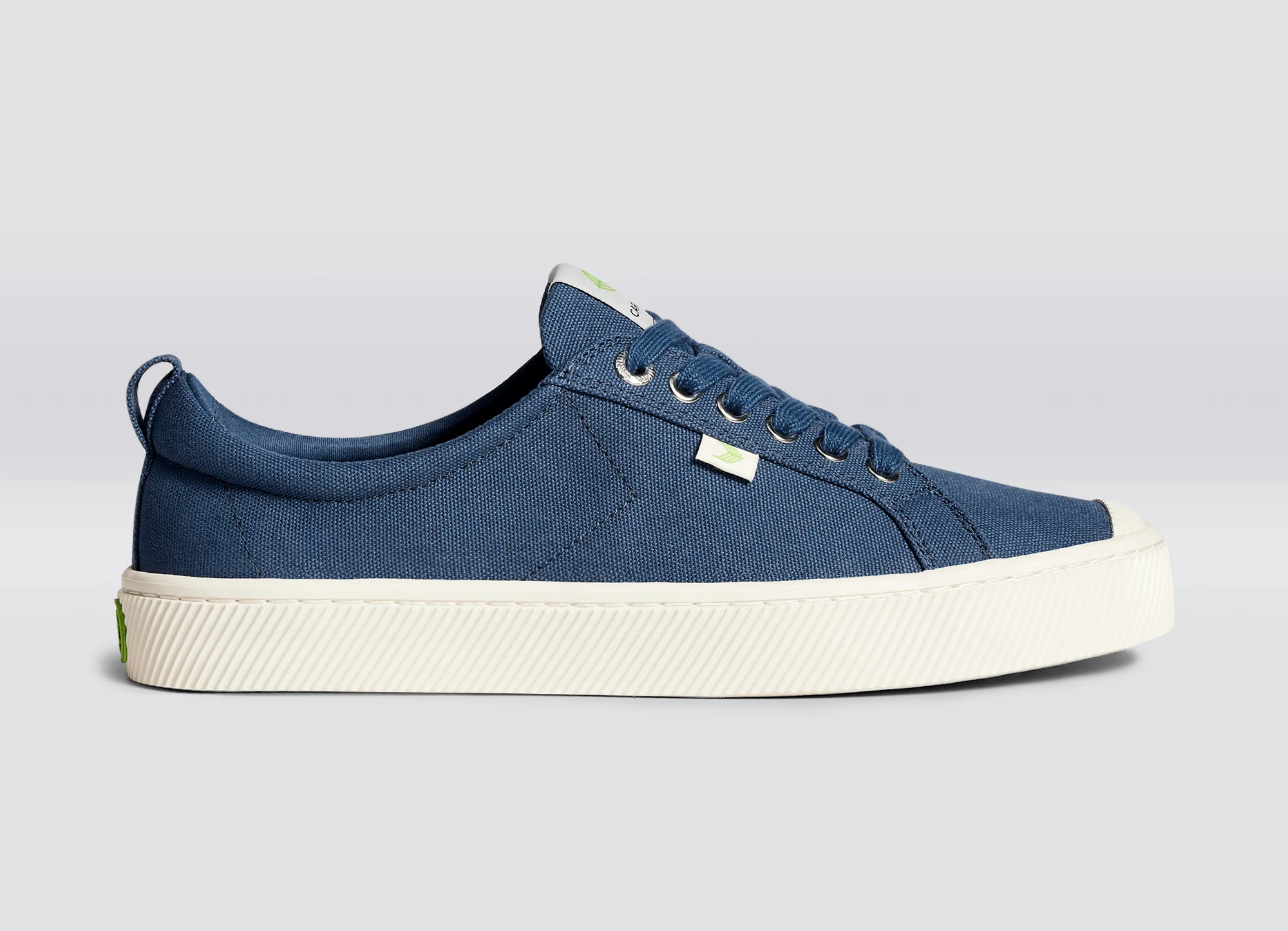 OCA Low Shadow Blue Canvas Sneaker - Image 4