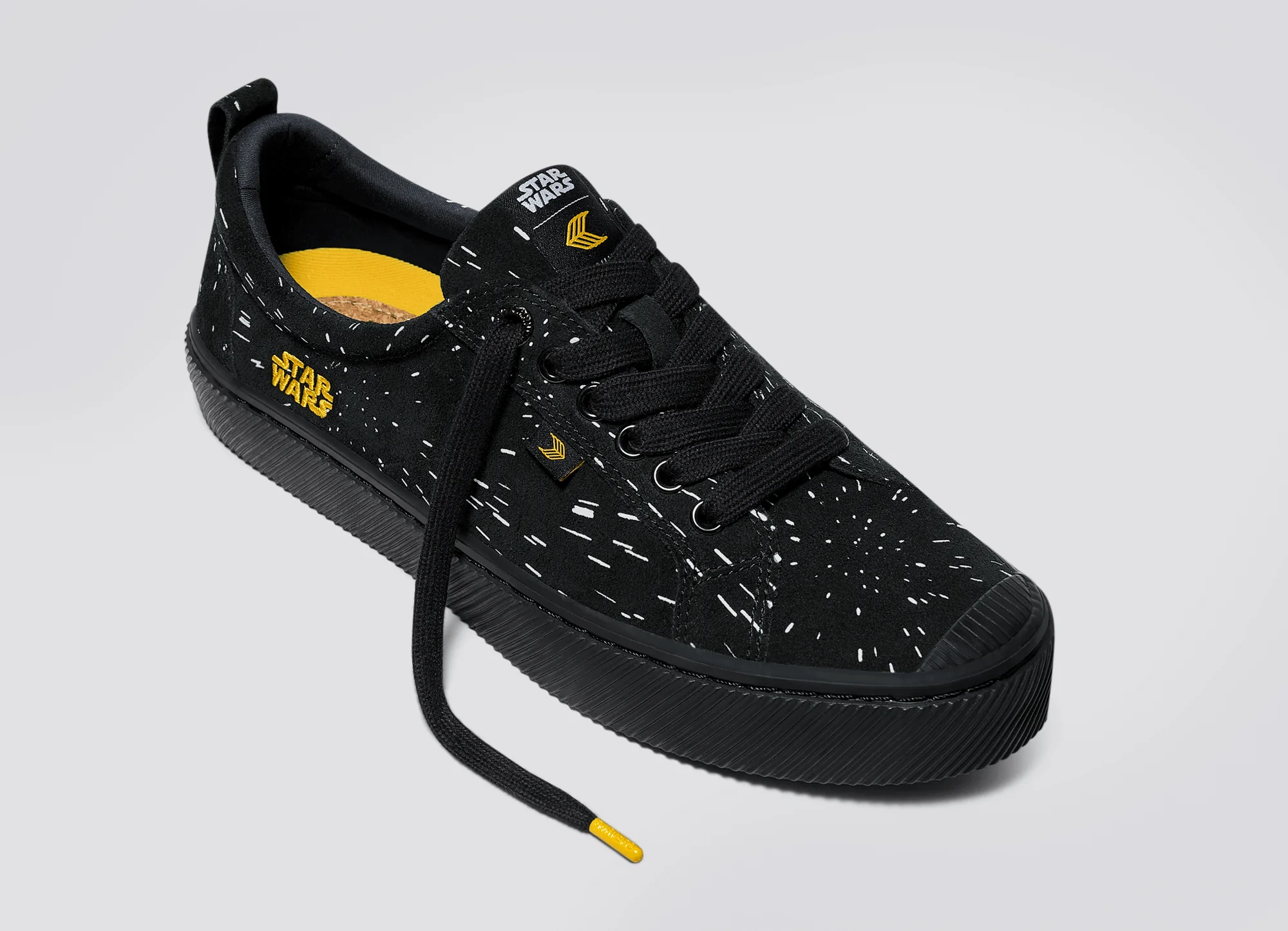 Oca Low Star Wars Collab Light Speed All Black Suede Sneaker - Image 5
