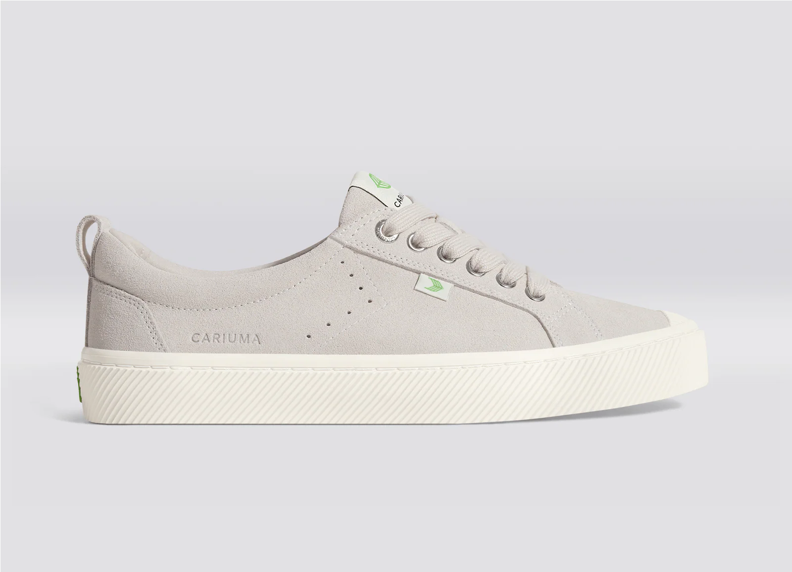OCA Low Vintage White Suede Sneaker - Image 4