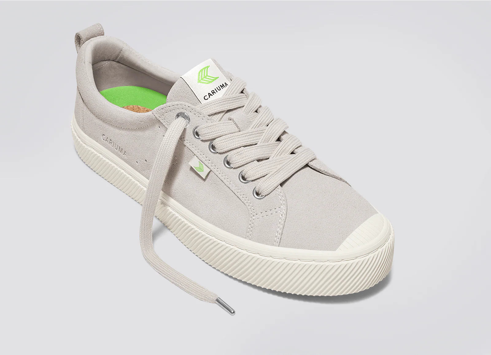 OCA Low Vintage White Suede Sneaker - Image 5