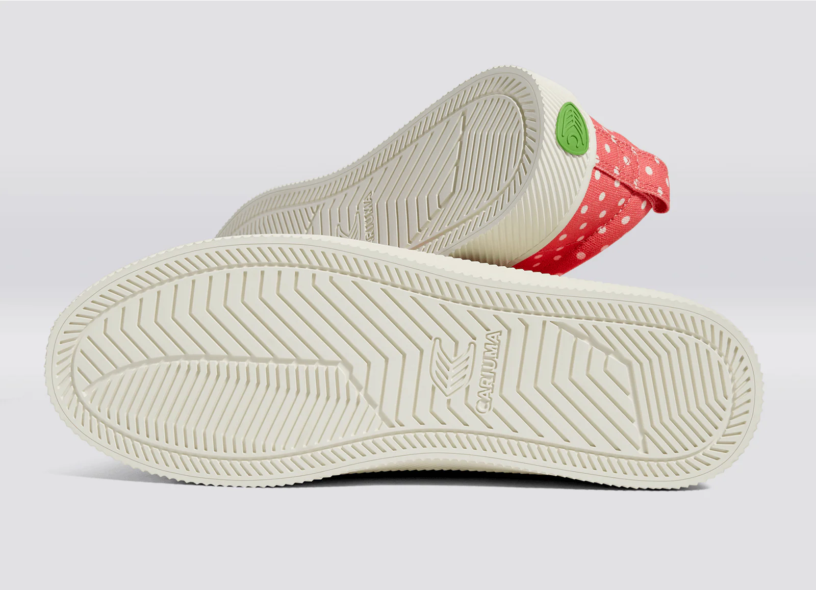 OCA Low Watermelon Canvas White Polka Dots Sneaker - Image 7