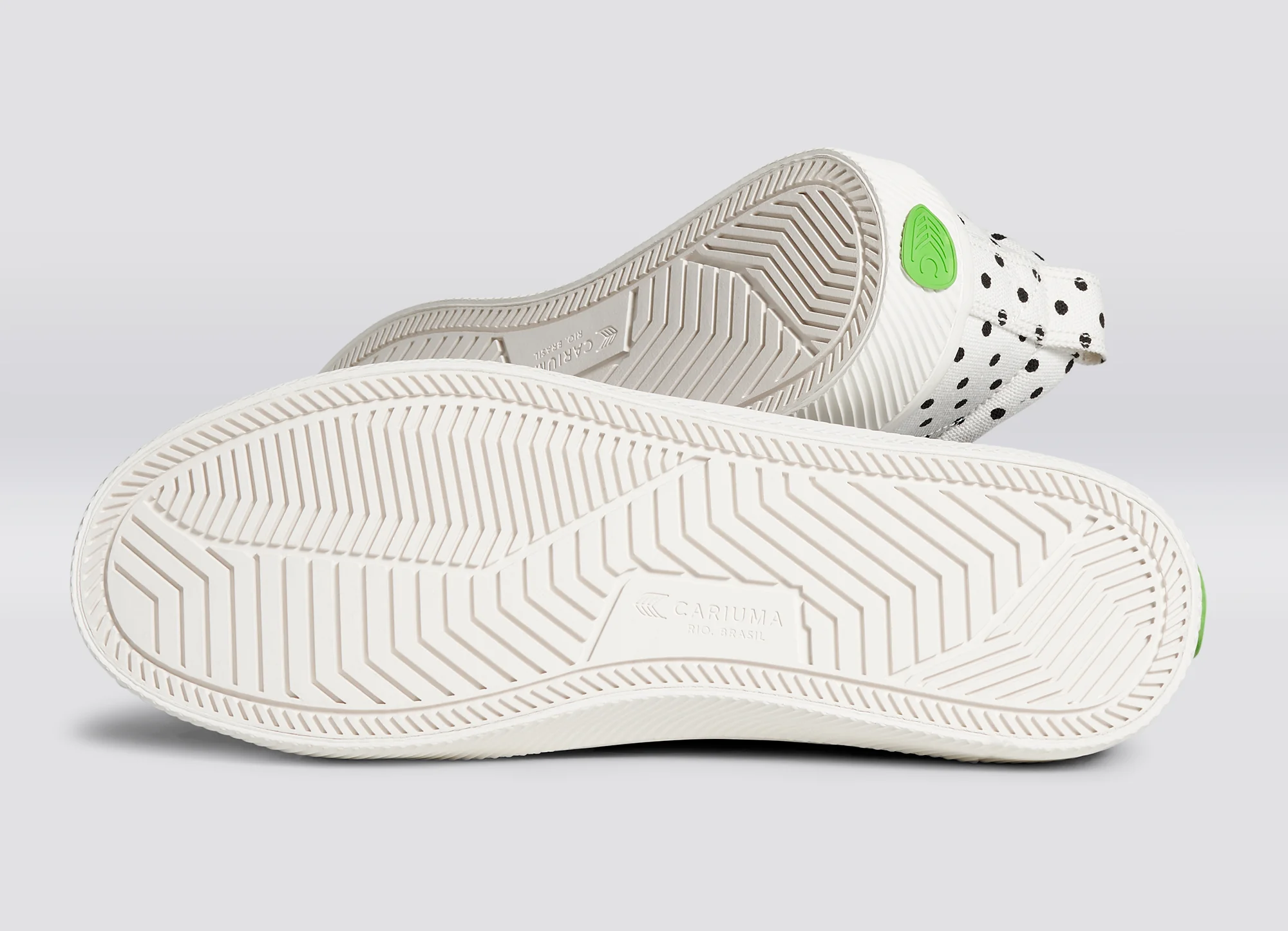 OCA Low White Canvas Black Polka Dots Sneaker - Image 7