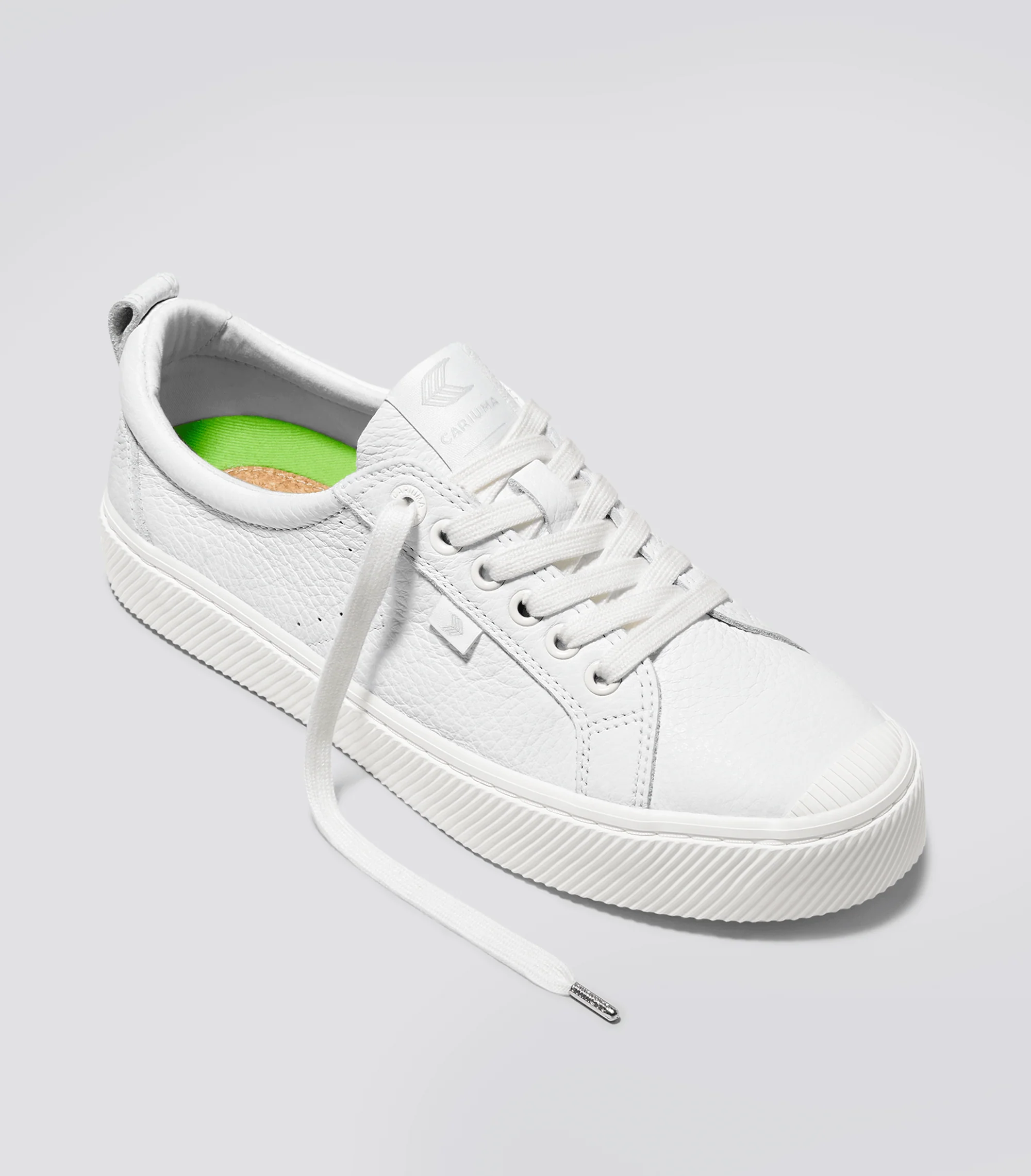 OCA Low White Premium Leather Sneaker - Image 3