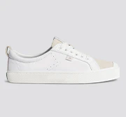 OCA Low White Premium Leather Vintage White Suede Sneaker - Image 11