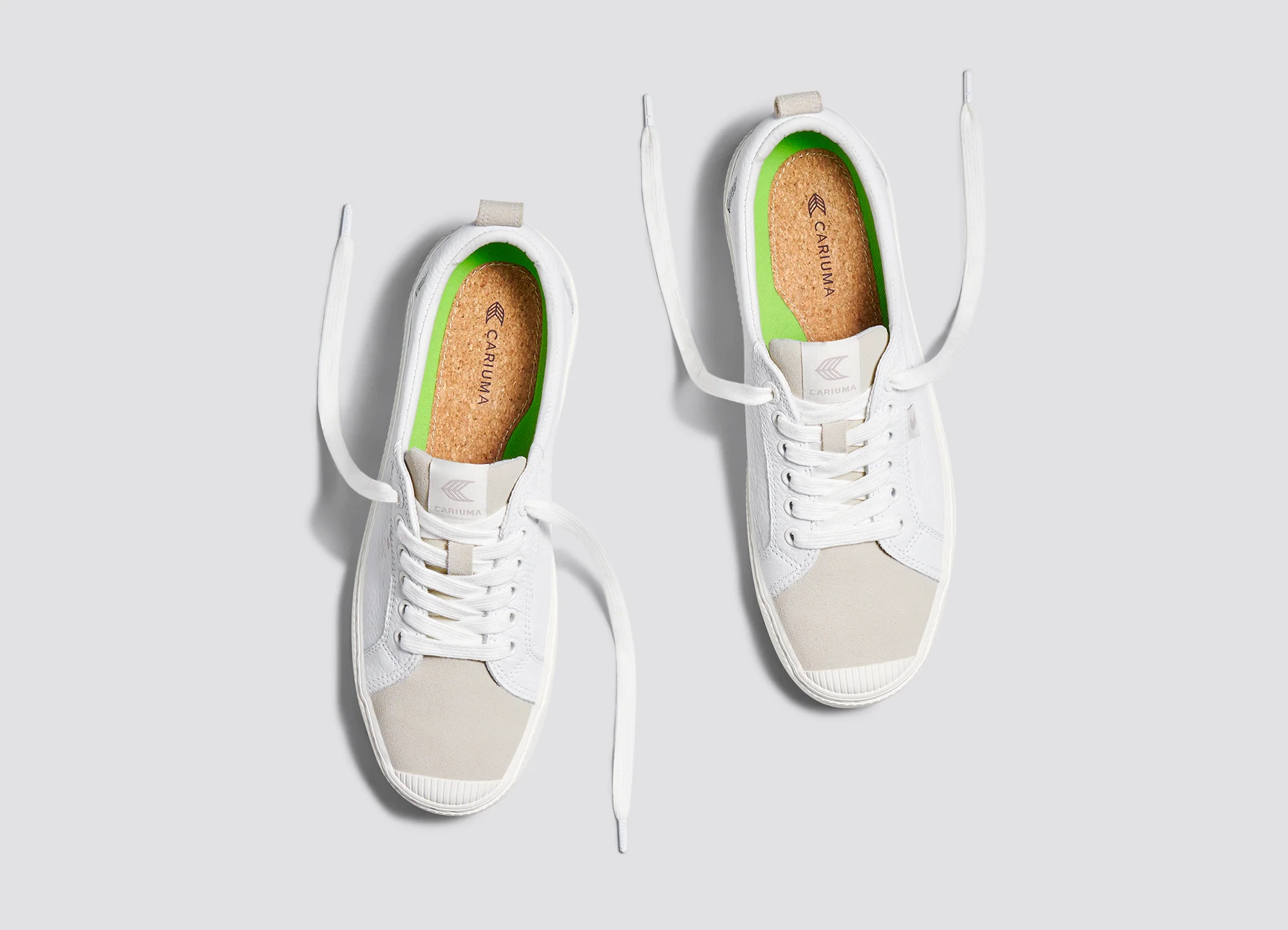 OCA Low White Premium Leather Vintage White Suede Sneaker - Image 9