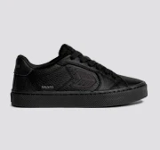 SALVAS All Black Premium Leather Sneaker - Image 11