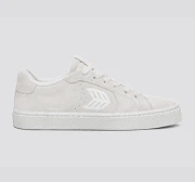 SALVAS All Smoke White Suede Sneaker - Image 10