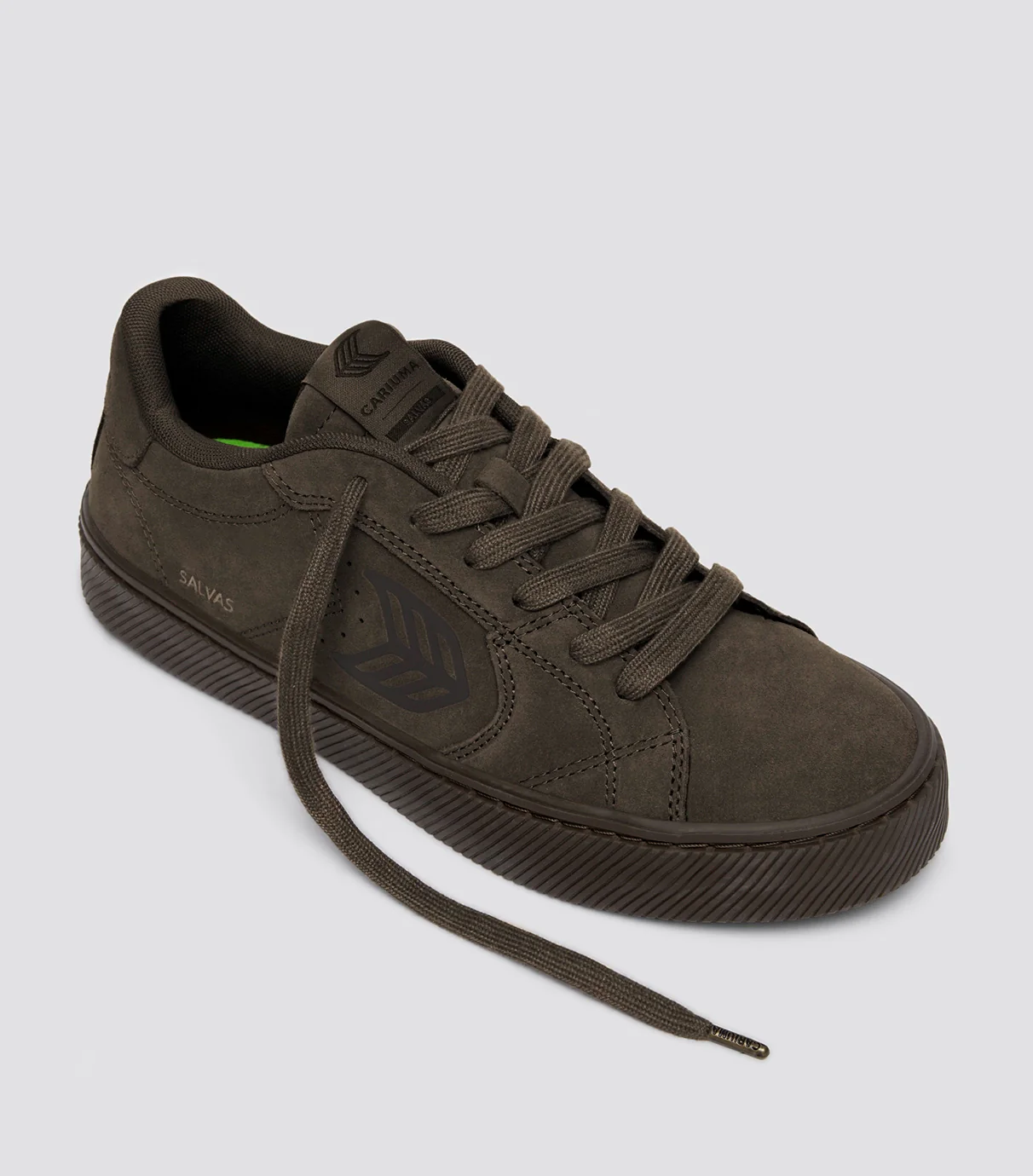 SALVAS All Teak Suede Sneaker - Image 3