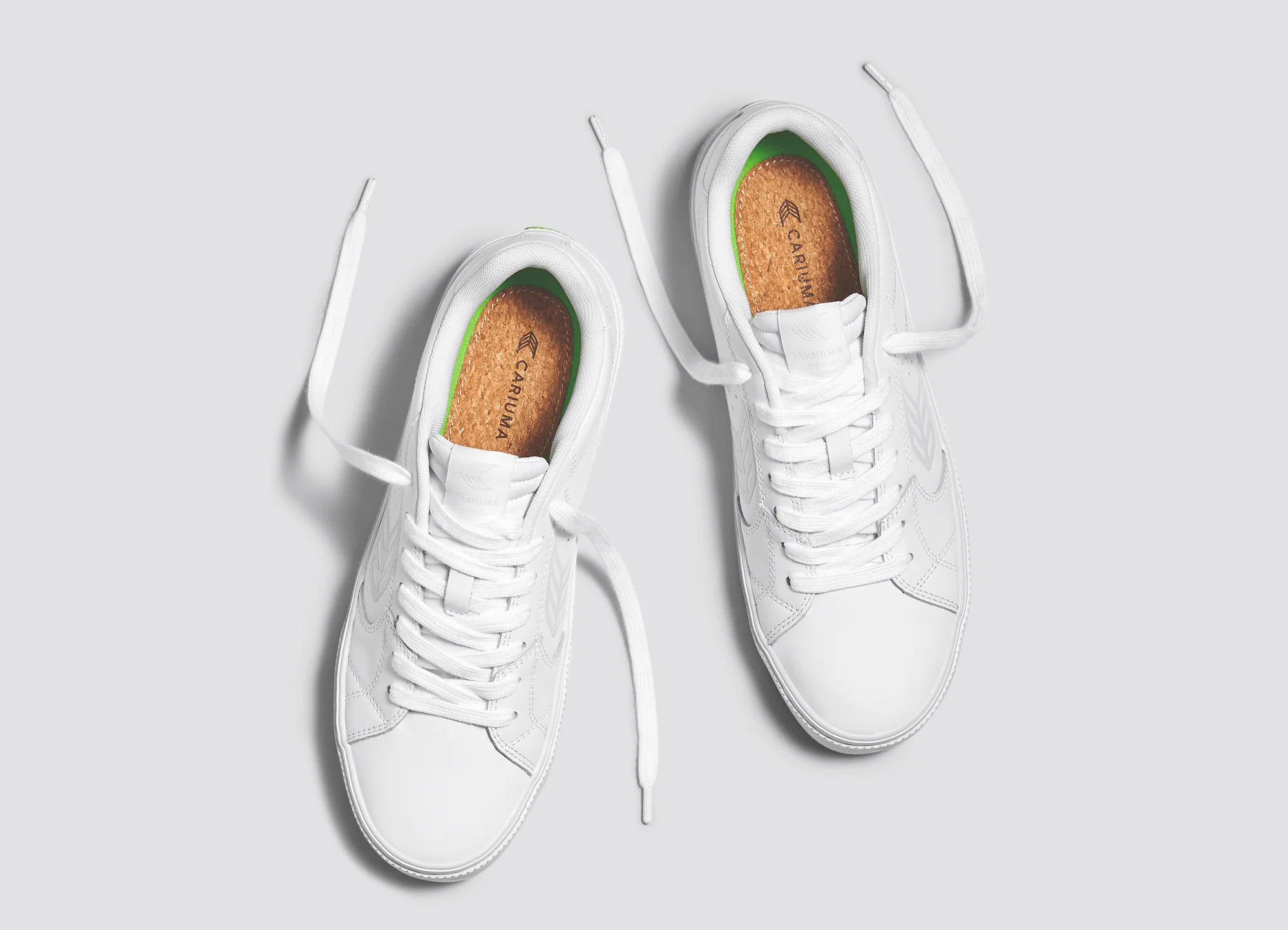 SALVAS White Leather Sneaker - Image 9