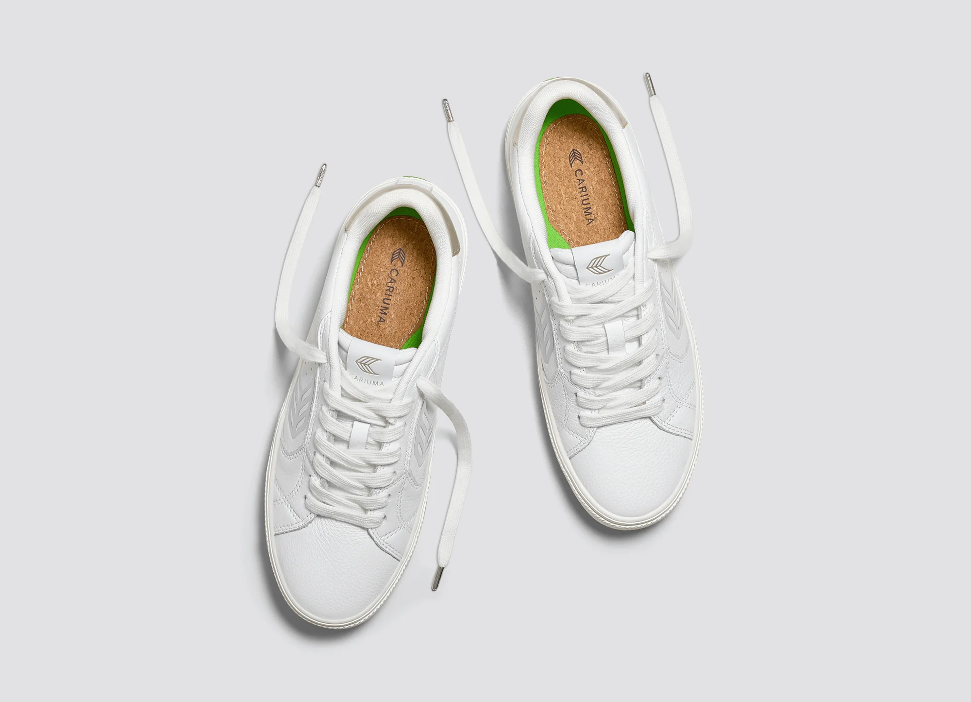 SALVAS White Premium Leather Ice Logo Metallic Gold Sneaker - Image 8