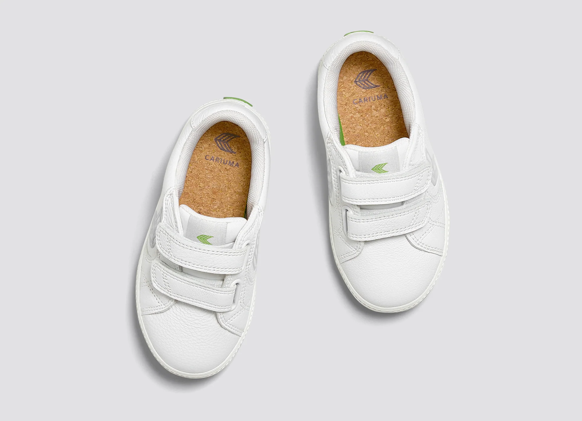 SALVAS White Premium Leather Ice Logo Sneaker Kids - Image 8