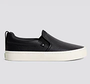 SLIP-ON Black Premium Leather Sneaker - Image 11