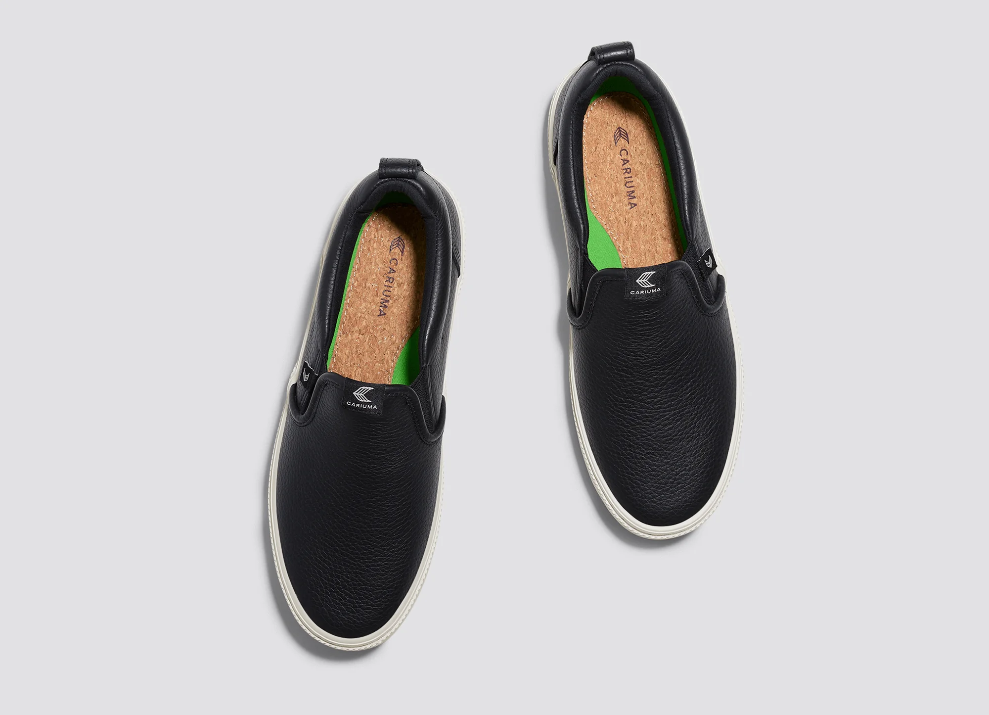 SLIP-ON Black Premium Leather Sneaker - Image 9