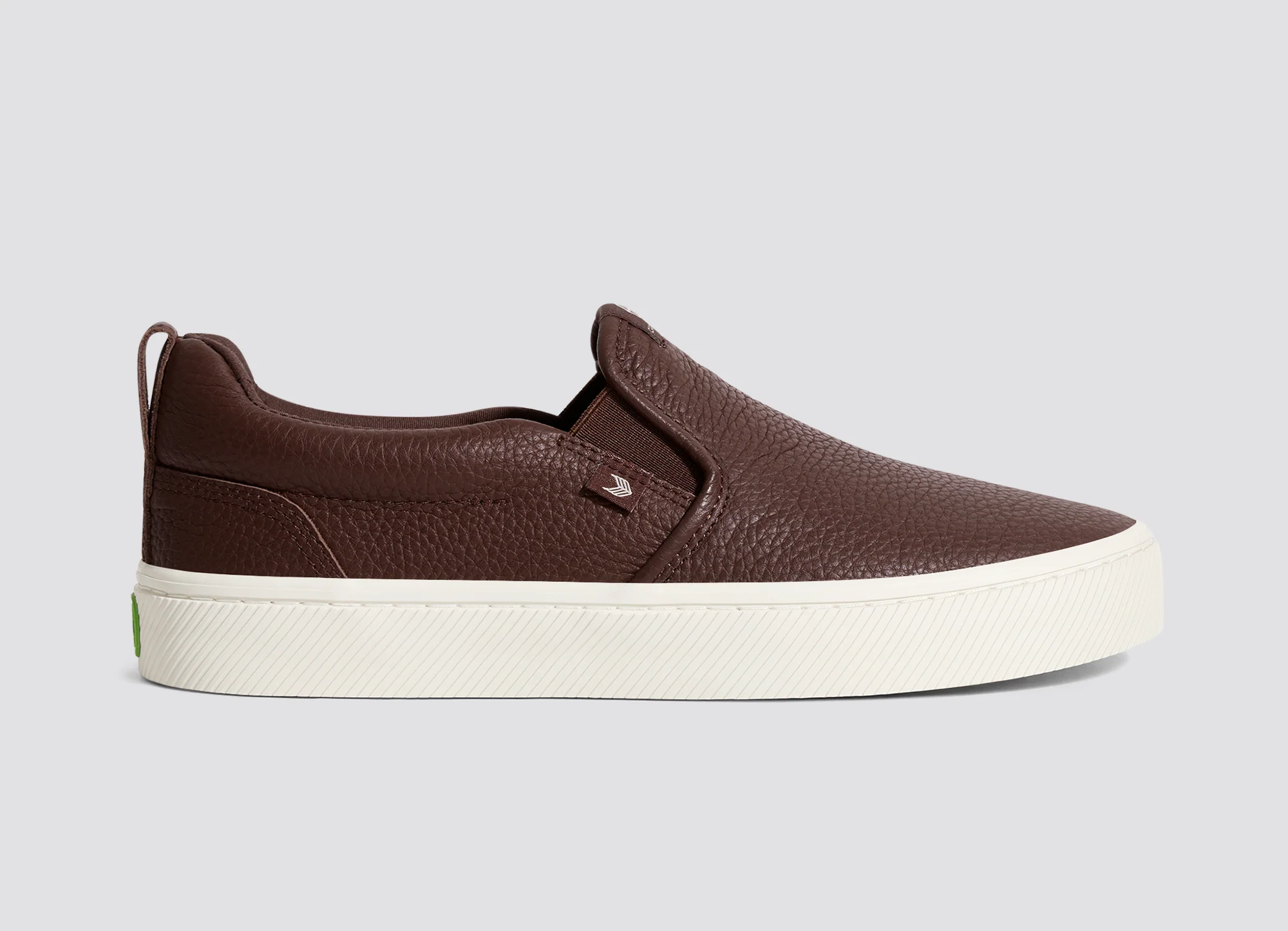 SLIP-ON Brown Premium Leather Sneaker - Image 4