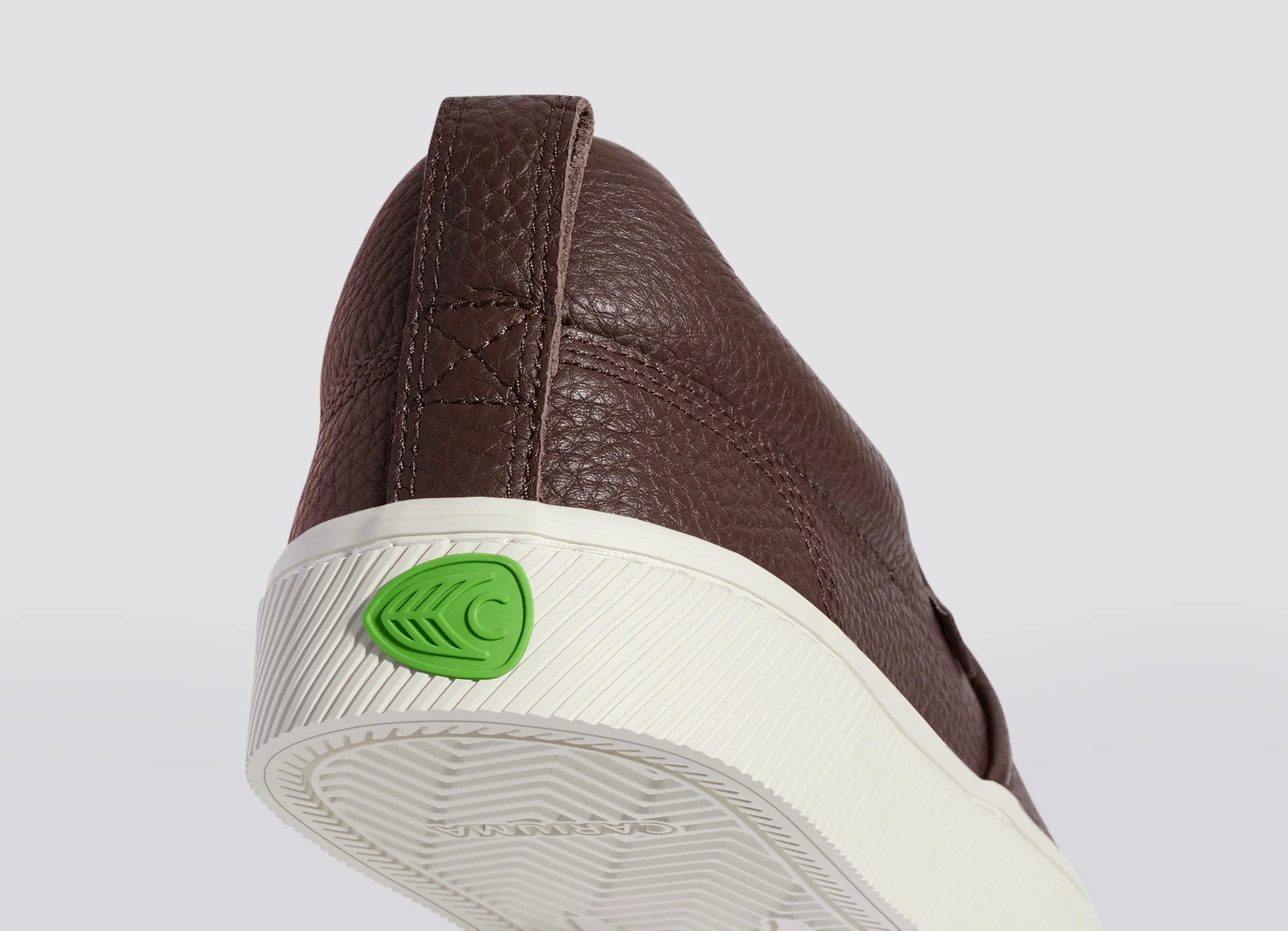 SLIP-ON Brown Premium Leather Sneaker - Image 8