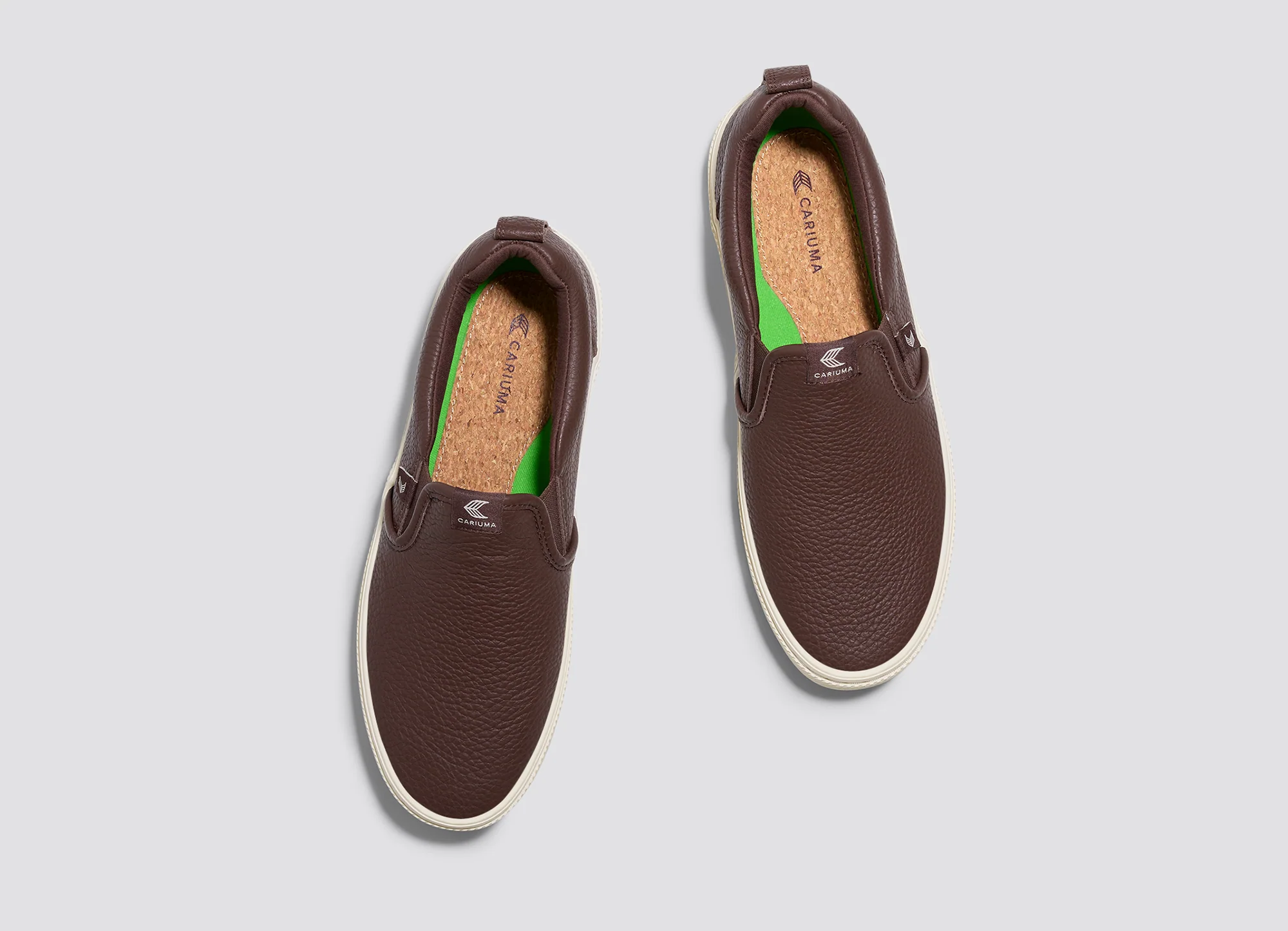 SLIP-ON Brown Premium Leather Sneaker - Image 9