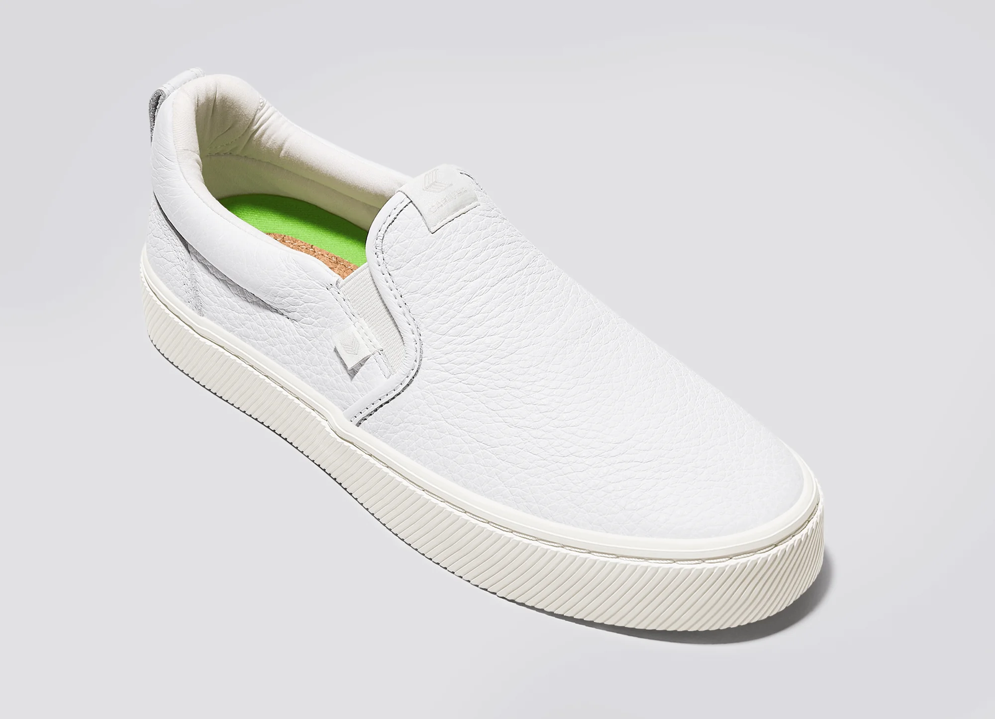 SLIP-ON White Premium Leather Sneaker - Image 5