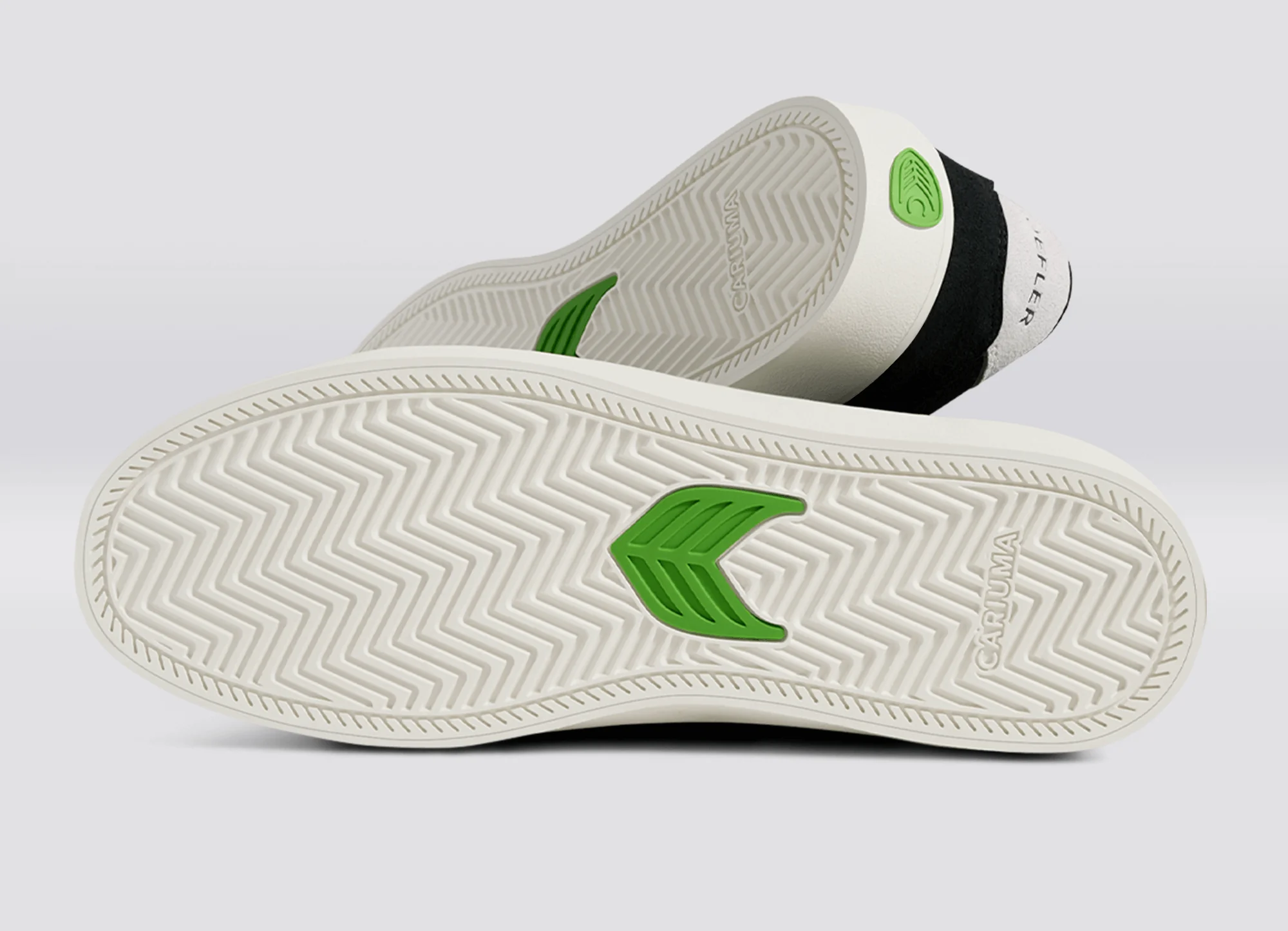 T20 PRO Black Suede and Mesh Ivory Logo Sneaker - Image 7