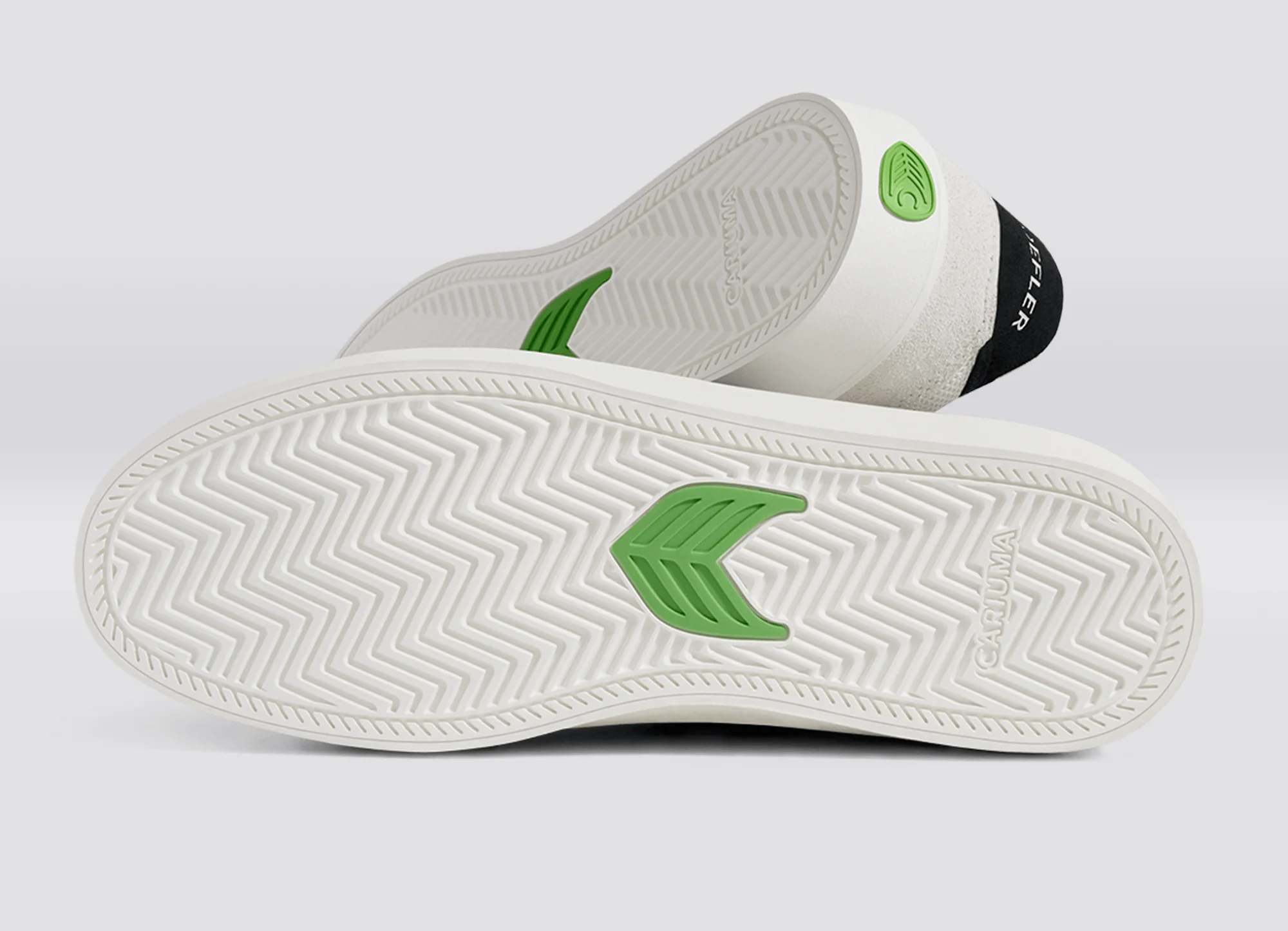 T20 PRO Vintage White Suede Off-White Mesh Black Logo Sneaker - Image 7