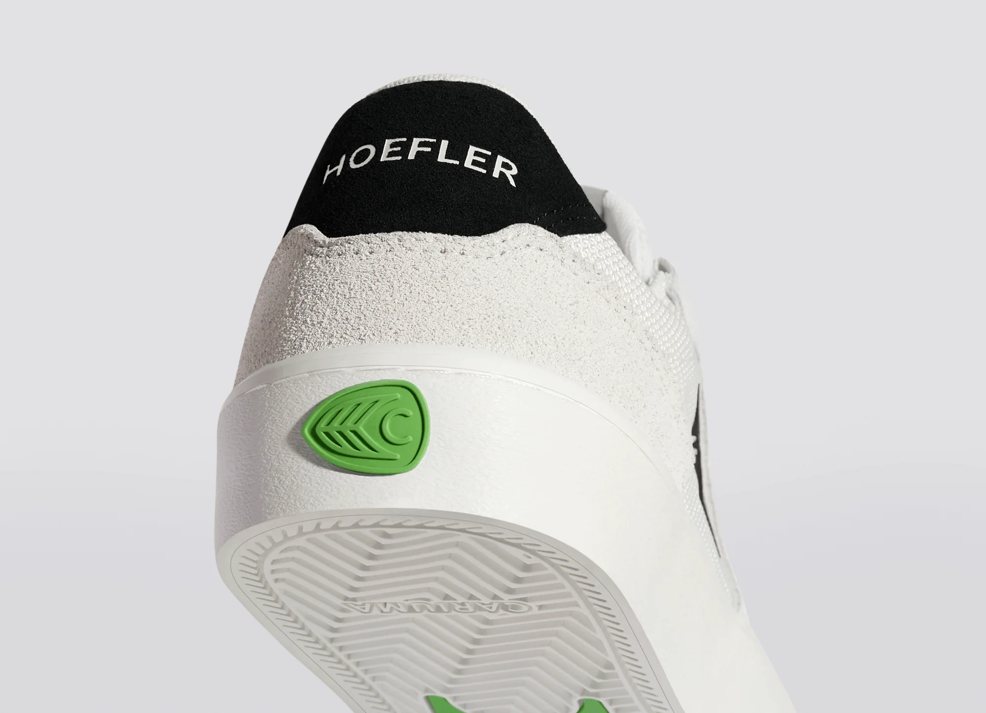 T20 PRO Vintage White Suede Off-White Mesh Black Logo Sneaker - Image 8