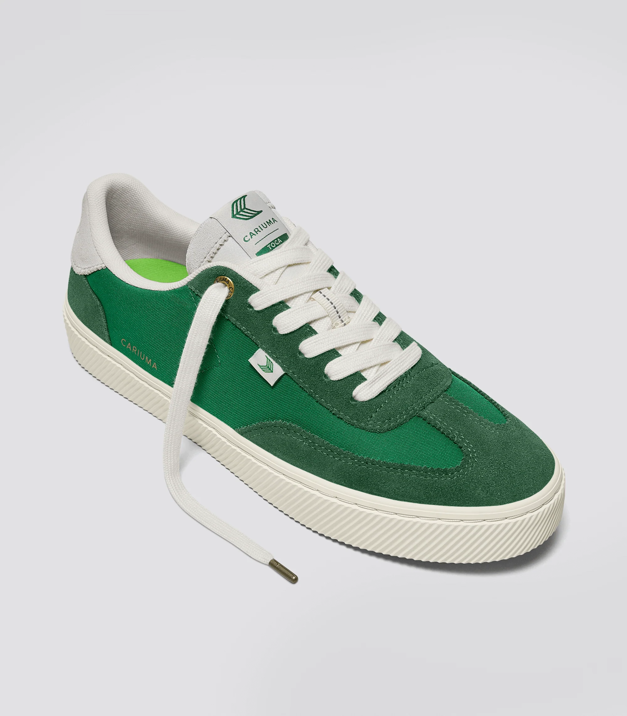 TOCA Abundant Green Suede Green Nylon Sneaker - Image 3