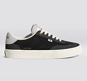 TOCA Ash Grey Suede Black Nylon Sneaker - Image 8