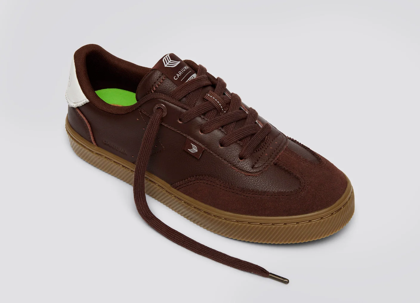 TOCA Coffee Brown Diamond Leather Brown Suede Sneaker - Image 4