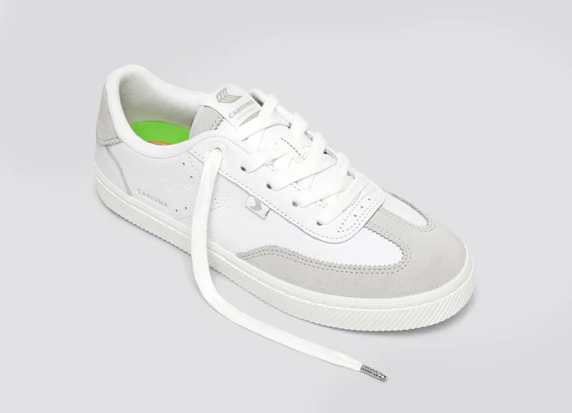 TOCA Off-White Premium Leather Smoke White Suede Sneaker - Image 5