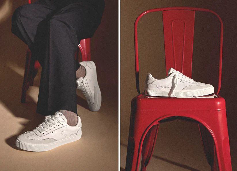 TOCA Off-White Premium Leather Smoke White Suede Sneaker - Image 7