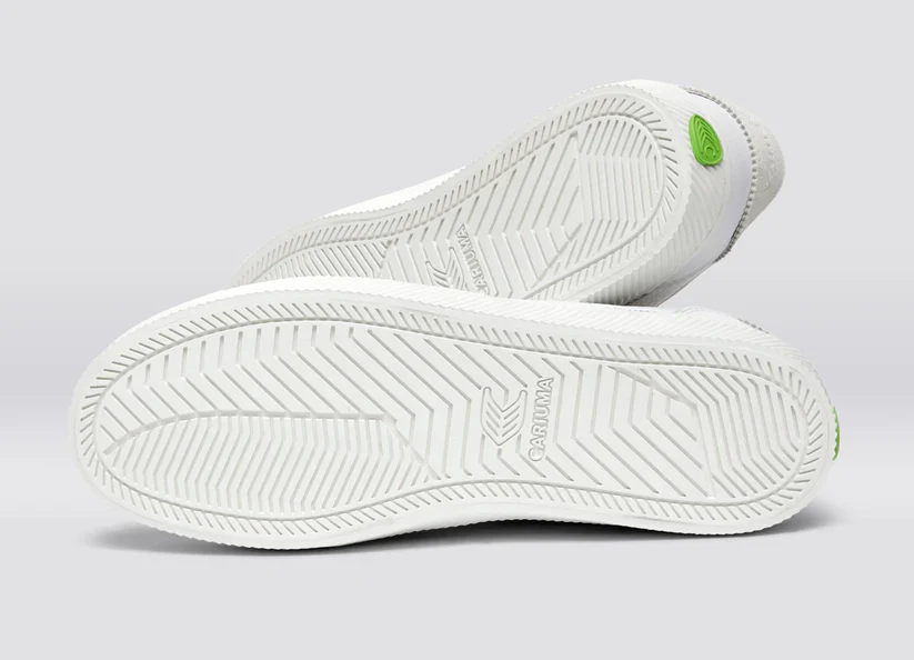 TOCA Off-White Premium Leather Smoke White Suede Sneaker - Image 8
