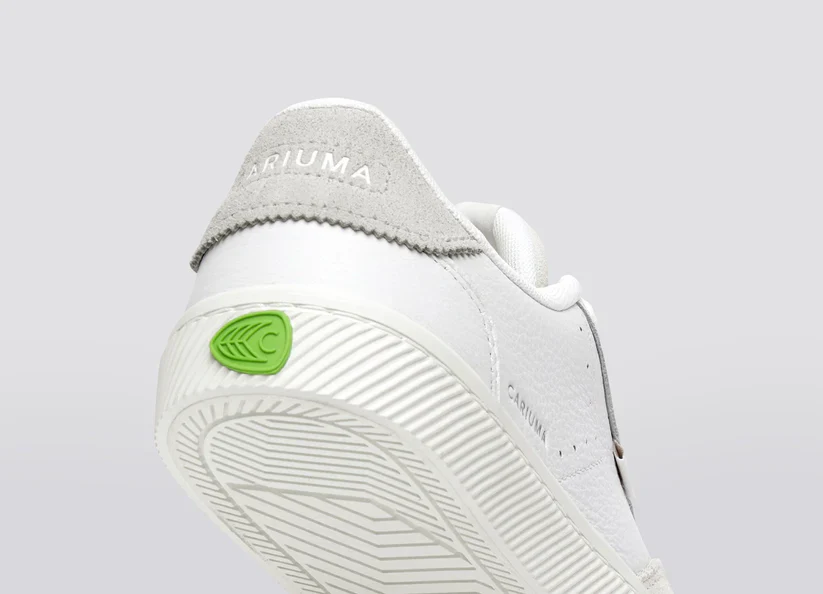 TOCA Off-White Premium Leather Smoke White Suede Sneaker - Image 9