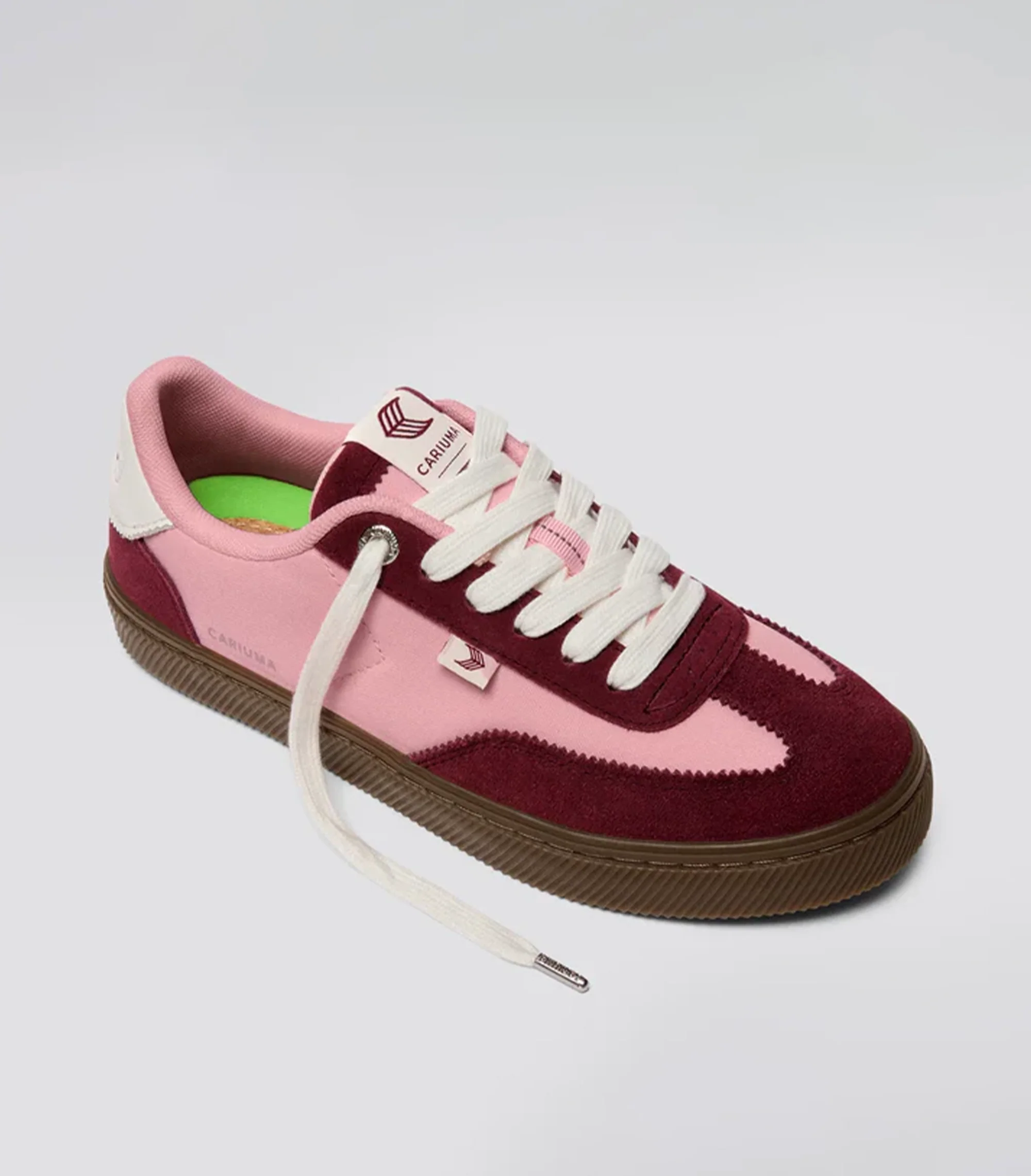 TOCA Teak Bright Rose Nylon Cabernet Suede Sneaker - Image 3