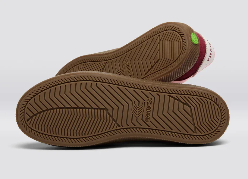 TOCA Teak Bright Rose Nylon Cabernet Suede Sneaker - Image 7
