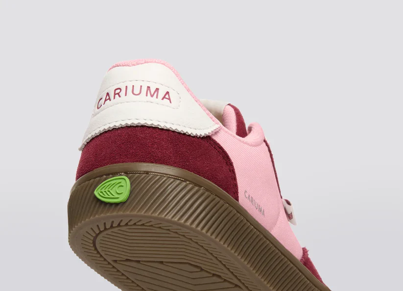 TOCA Teak Bright Rose Nylon Cabernet Suede Sneaker - Image 8